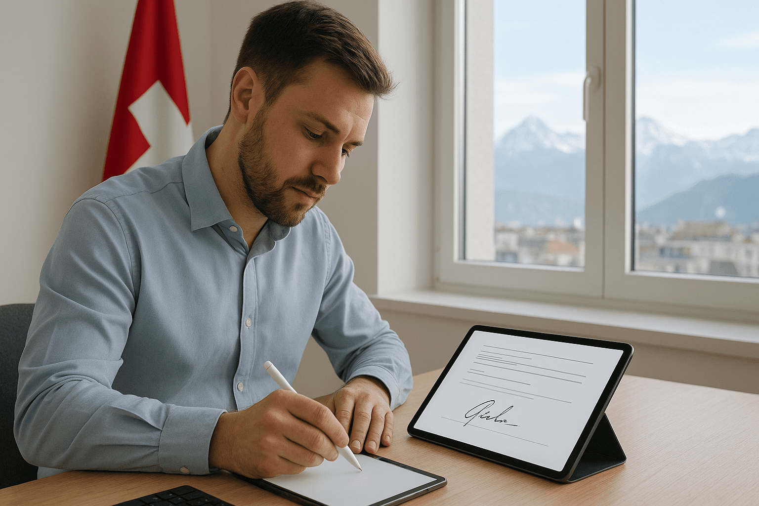 Podpis elektroniczny w Szwajcarii: QES, SwissID Sign i gdzie jest prawnie akceptowany