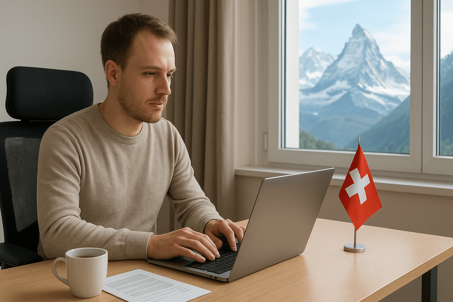 Home office w Szwajcarii w praktyce: koszty w podatkach, BHP i ubezpieczenie wypadkowe krok po kroku