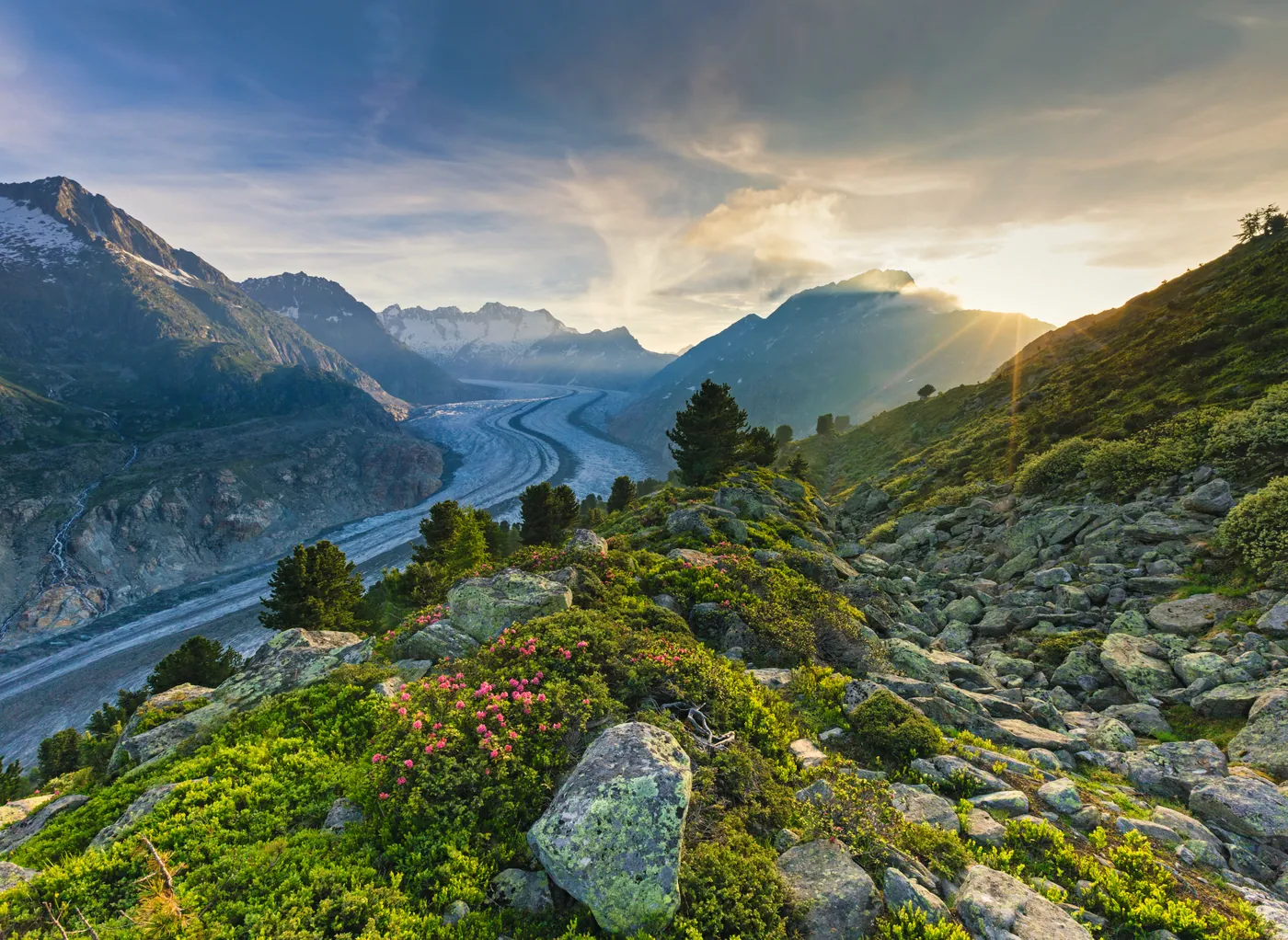 Lodowiec Aletsch — rzeka lodu z listy UNESCO