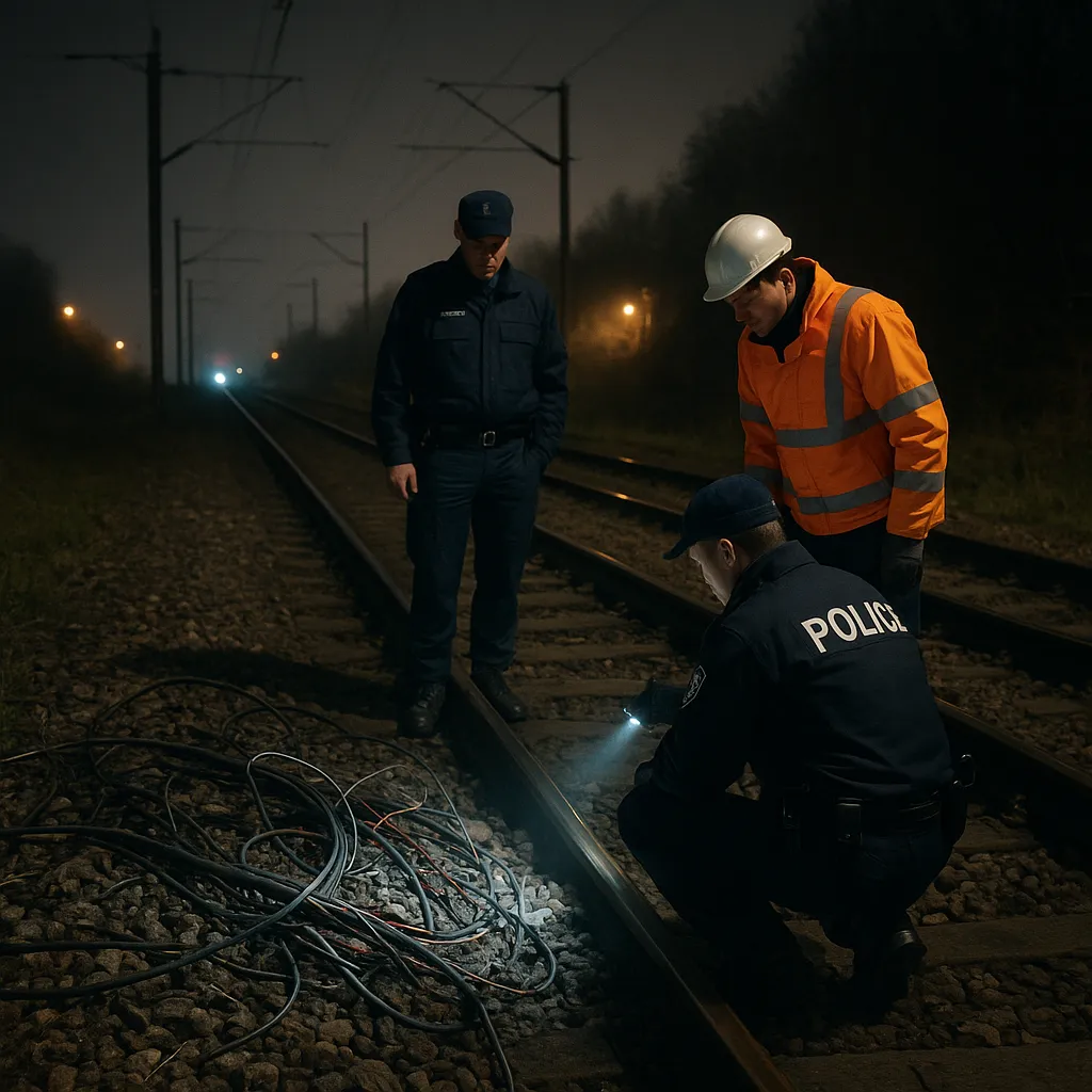 Policja bada pożar koło Eclépens, ruch kolejowy wstrzymany