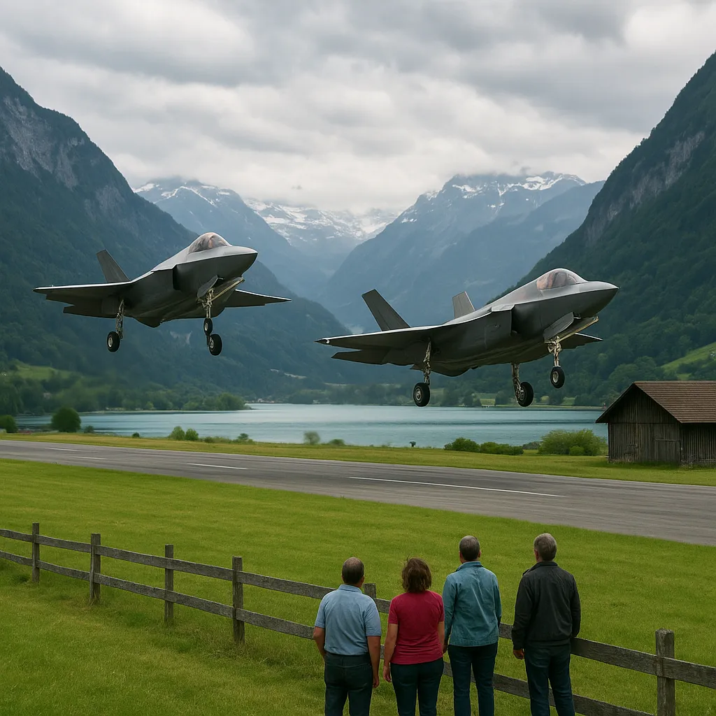 F-35 może zwiększyć hałas w Meiringen. Mieszkańcy protestują